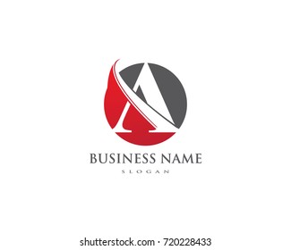 A Letter Logo Business Template Vector icon