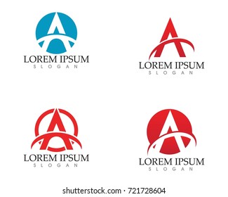 A Letter Logo Business Template Vector icon
