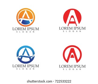 A Letter Logo Business Template Vector icon
