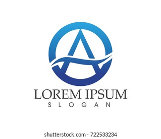 A Letter Logo Business Template Vector icon
