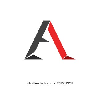 A Letter Logo Business Template Vector icon