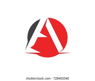 A Letter Logo Business Template Vector icon