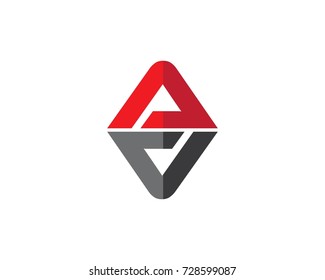 A Letter Logo Business Template Vector icon