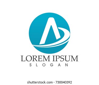 A Letter Logo Business Template Vector icons
