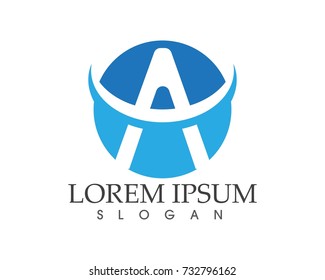 A Letter Logo Business Template Vector icon
