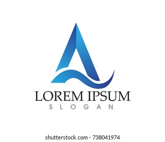 A Letter Logo Business Template Vector icon
