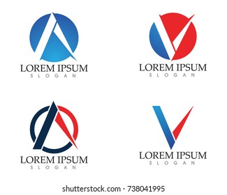 A Letter Logo Business Template Vector icon

