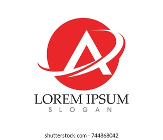 A Letter Logo Business Template Vector icon