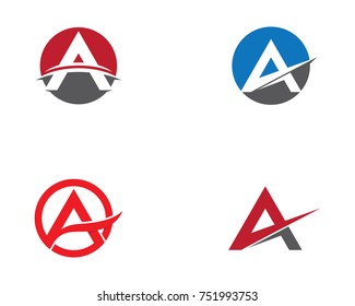 A Letter Logo Business Template Vector icon