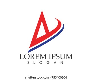 A Letter Logo Business Template Vector icon