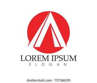 A Letter Logo Business Template Vector icon