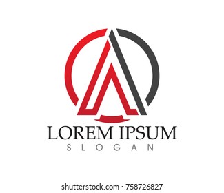 A Letter Logo Business Template Vector icon
