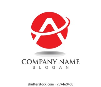 A Letter Logo Business Template Vector icon