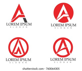 A Letter Logo Business Template Vector icon