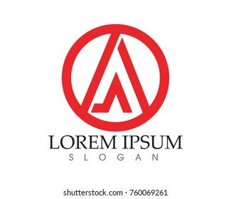 A Letter Logo Business Template Vector icon