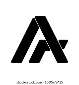 A letter logo business vector icon 
