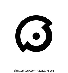 the letter logo c, o, d which is shaped like a fan, like a CD, is very suitable for companies that need coolness, speed, peace and power to cool the mind related to music