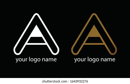 A letter logo can be even be used as monogram initials 