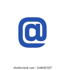 Letra A El logotipo se puede utilizar para iconos, signos, logotipos, etc