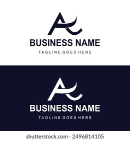 Logotipo de la letra A. El logotipo se puede utilizar para el icono, la marca, la identidad, el monograma, el concepto y la empresa comercial.