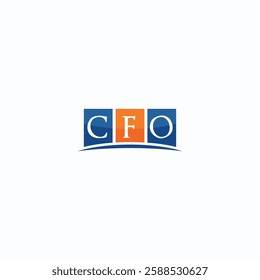 Letter logo, cfo text logo design
