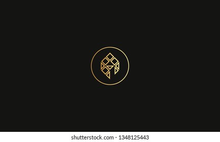 LETTER A LOGO WITH CIRCLE FRAME FOR LOGO DESIGN OR ILLUSTRATION USE