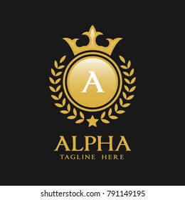 Letter A Logo - Classic Luxurious Style Logo Template