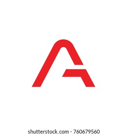 letter a logo clear design logo vector 