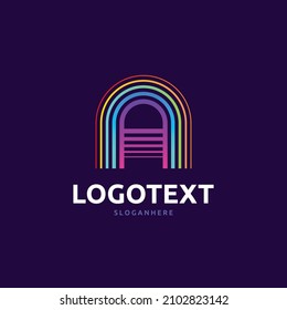 logotipo de una carta, logotipo colorido