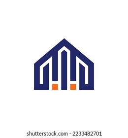 Letter A Logo with combination Rocket