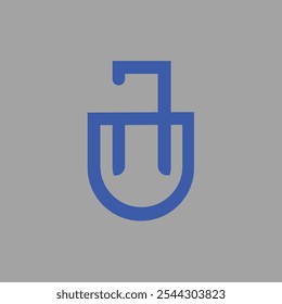 Logotipo de la letra combinado con el escudo