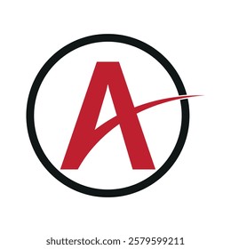 A letter logo for company, A icon graphic design template eps vector.