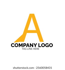 A letter Logo, Company logo, Vector logo, Logo Design, Futuristic, Modern, and High-Tech Branding for Letters A.