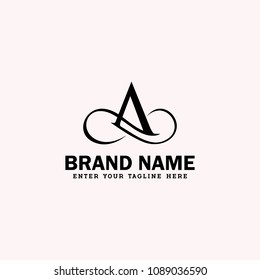 Letter A logo concept