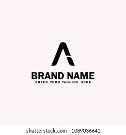 Letter A logo concept