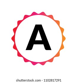 letter A logo concept