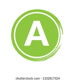letter A logo concept