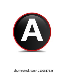 letter A logo concept