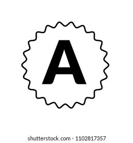 letter A logo concept
