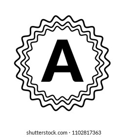letter A logo concept
