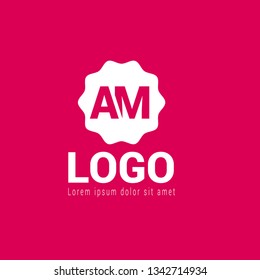 letter AM logo concept. Designed for your web site design, logo, app, UI