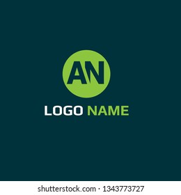 letter AN logo concept. Designed for your web site design, logo, app, UI