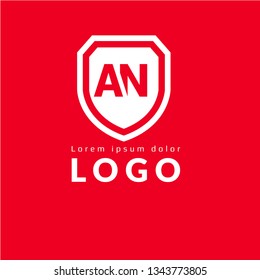 letter AN logo concept. Designed for your web site design, logo, app, UI