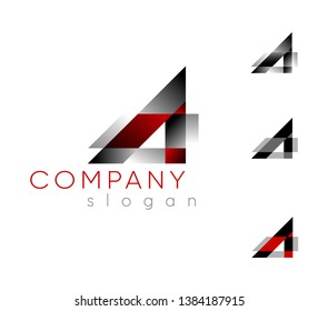 A letter Logo concept. emblem design template. Graphic Alphabet Symbol for Corporate Business Identity. Creative Vector illustration