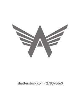 Letter A Logo Concept Icon. Vector