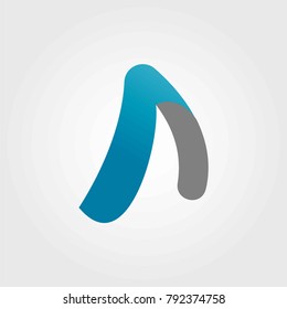 letter A logo concept. A icon vector abstract. symbol alphabet vector