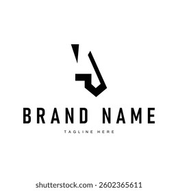 letter a logo concept with simple minimalist design illustration template brand product symbol letter