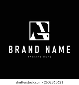 letter a logo concept with simple minimalist design illustration template brand product symbol letter