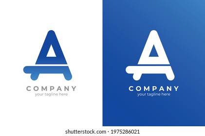 Letter A logo Concept.  Simple, Modern, Unique. Vector Illustration EPS 10. Ready to Use for Your Logo