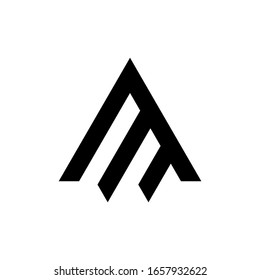 A letter logo consep icon template
